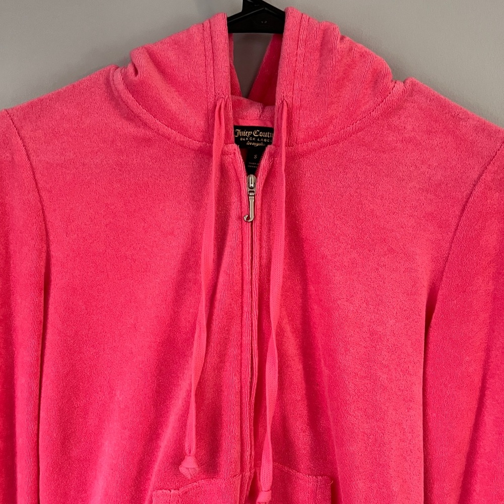 Juicy Couture Black Label Terry Zip Up Small